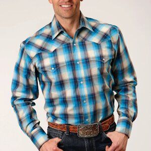 Roper Rodeo  Plaid  Cotton Shirt